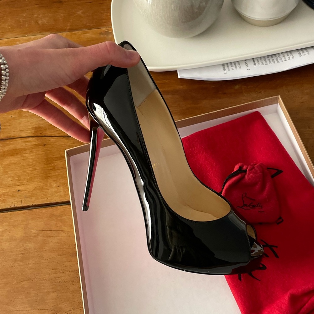 Christian Louboutin Privé Open Toe Pump